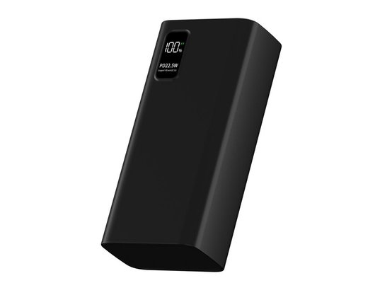 Внешний аккумулятор PERO PB07 30000 mAh, Li-Pol, output USB-C + 4 USB-A, черный